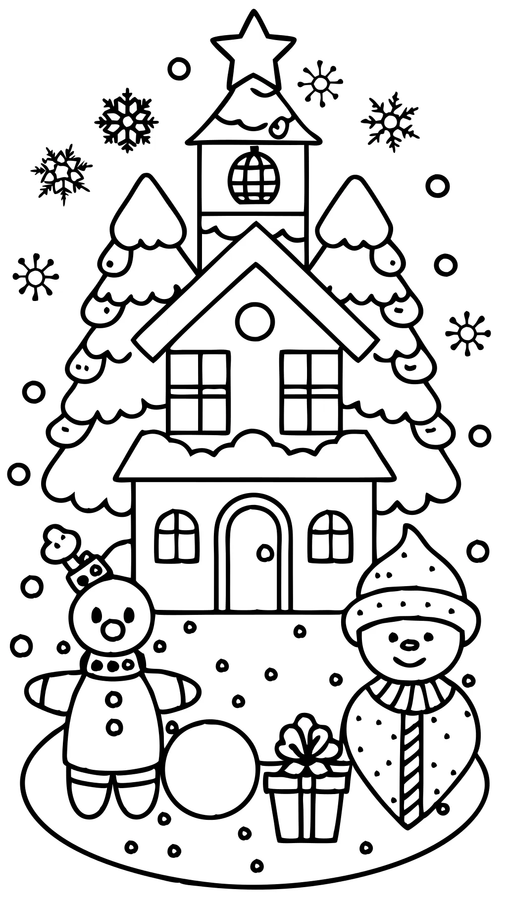 free printable christmas coloring book pages